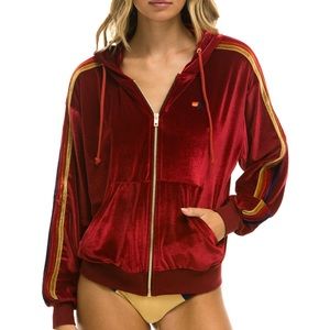 Aviator Nation Classic Relaxed Zip Hoodie